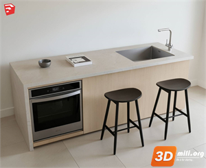 Kitchen island Skp Files